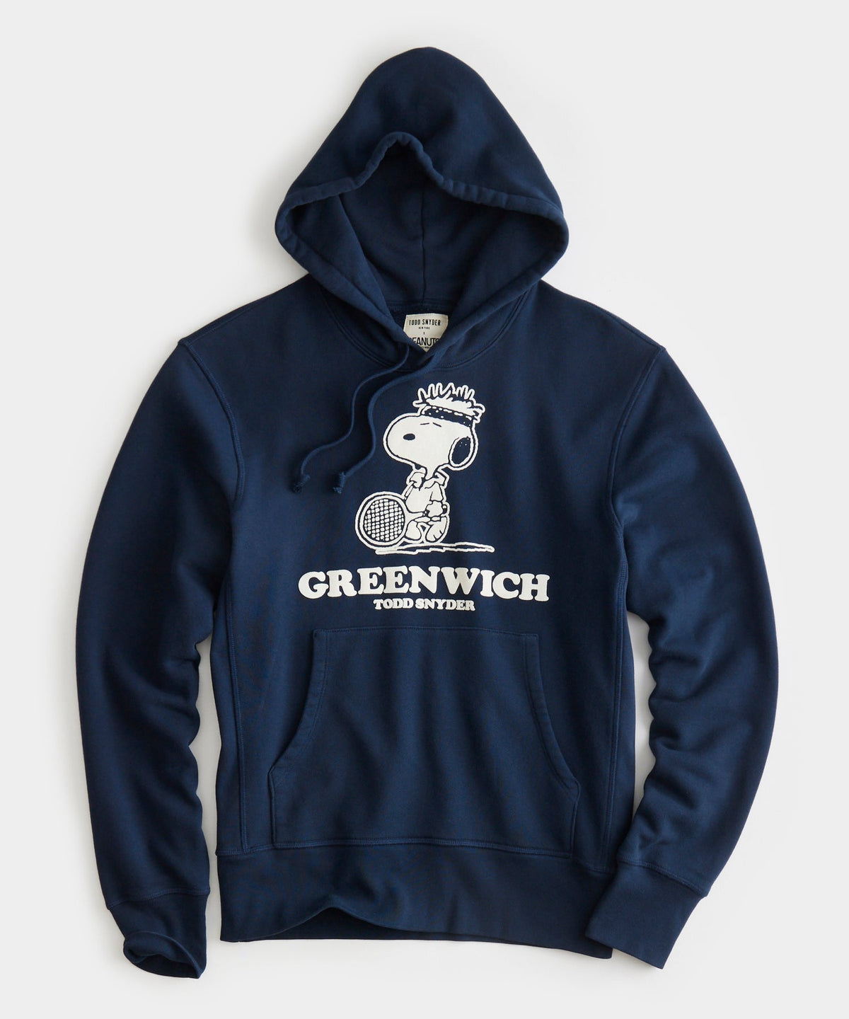 Todd Snyder x Peanuts French Terry Greenwich Hoodie - Navy