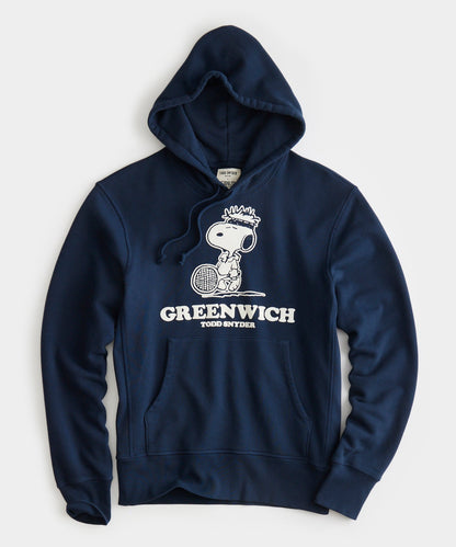 Todd Snyder x Peanuts French Terry Greenwich Hoodie - Navy