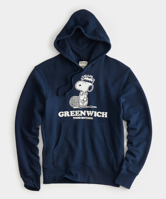 Todd Snyder x Peanuts French Terry Greenwich Hoodie - Navy