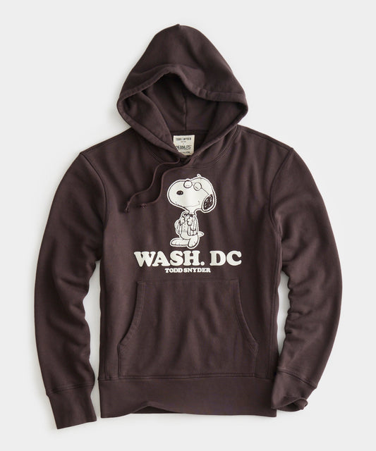 Todd Snyder X Peanuts French Terry Hoodie Washington D.C. - Brown