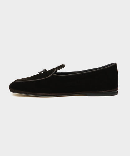 Todd Snyder x Rubinacci Velour Marphy Loafer - Black