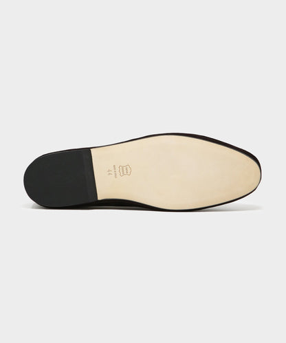 Todd Snyder x Rubinacci Velour Marphy Loafer - Black
