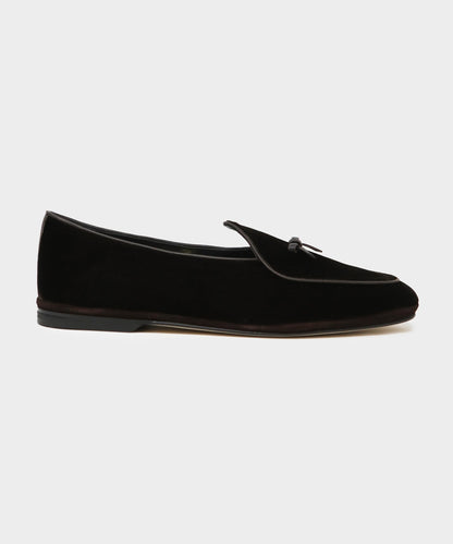Todd Snyder x Rubinacci Velour Marphy Loafer - Black