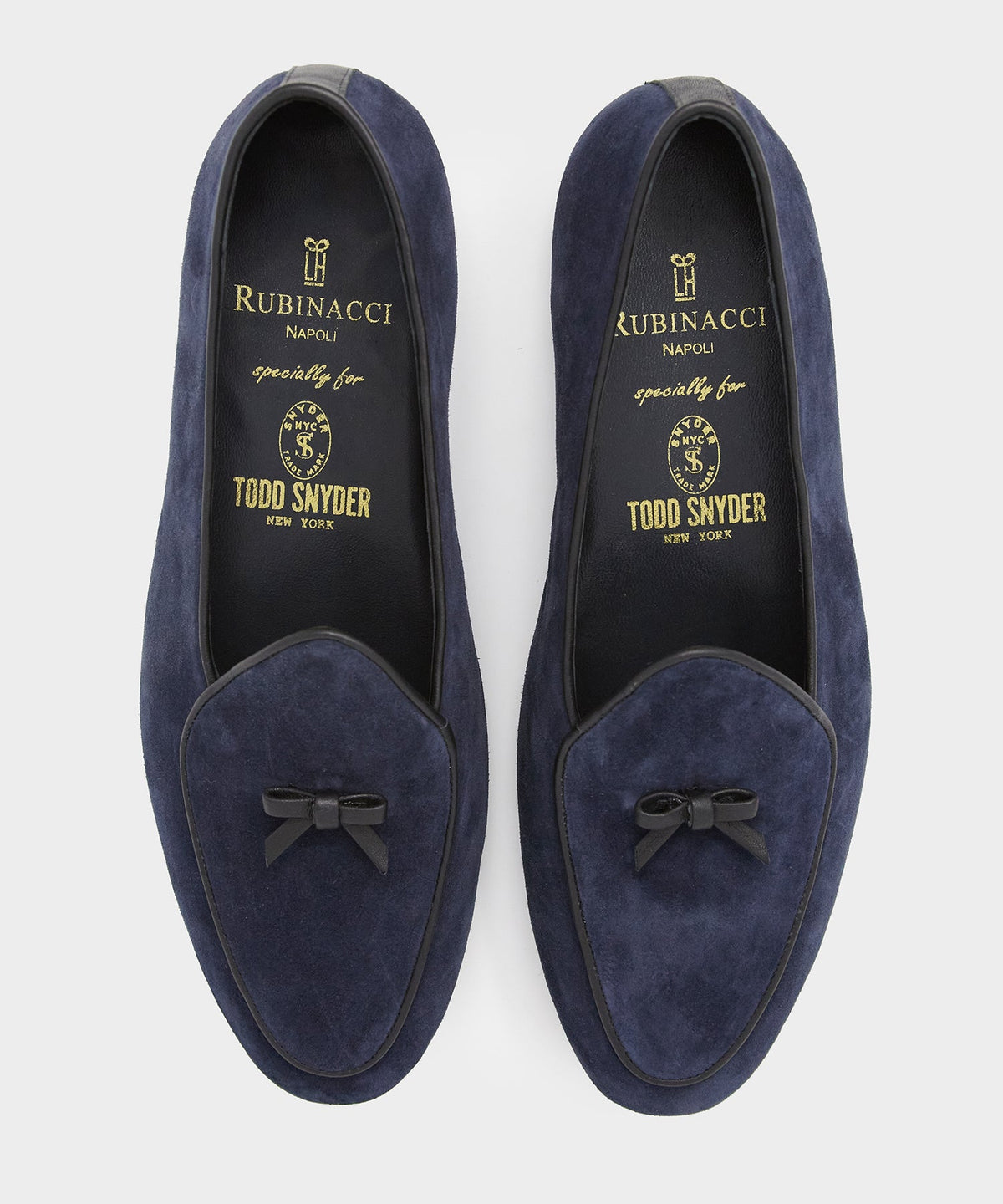 Todd Snyder x Rubinacci Suede Marphy Loafer - Navy