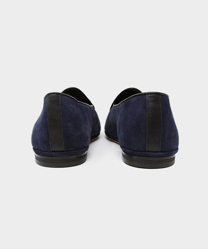 Todd Snyder x Rubinacci Suede Marphy Loafer - Navy