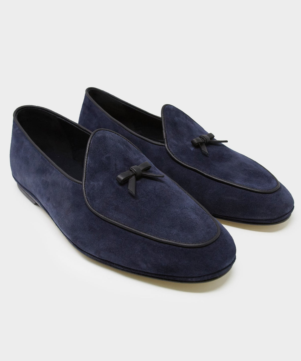 Todd Snyder x Rubinacci Suede Marphy Loafer - Navy