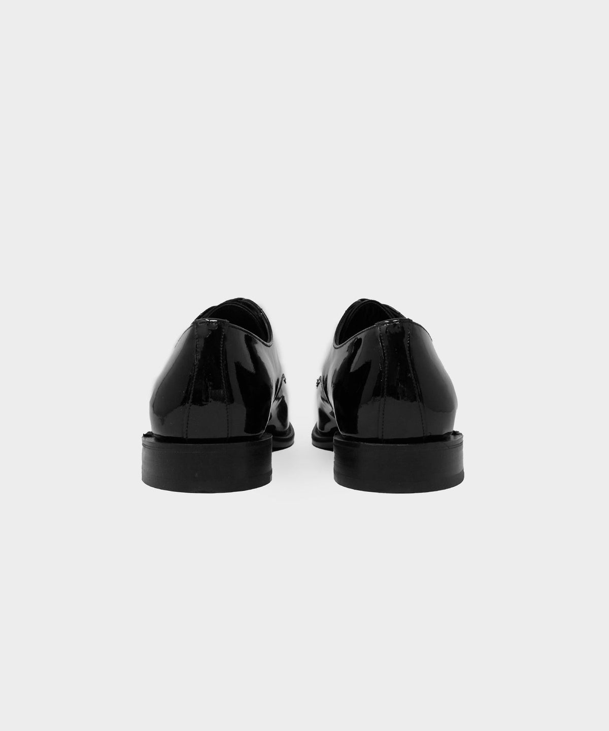 Todd Snyder x Sanders Patent Leather Gibson Derby - Black