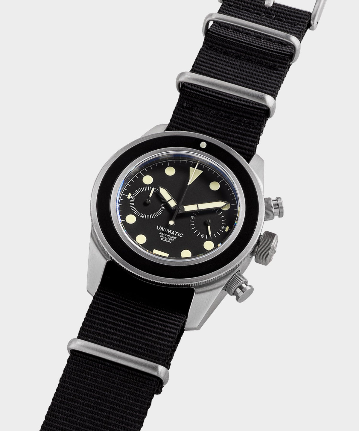 UNIMATIC U3 Classic Chrono Watch - Black