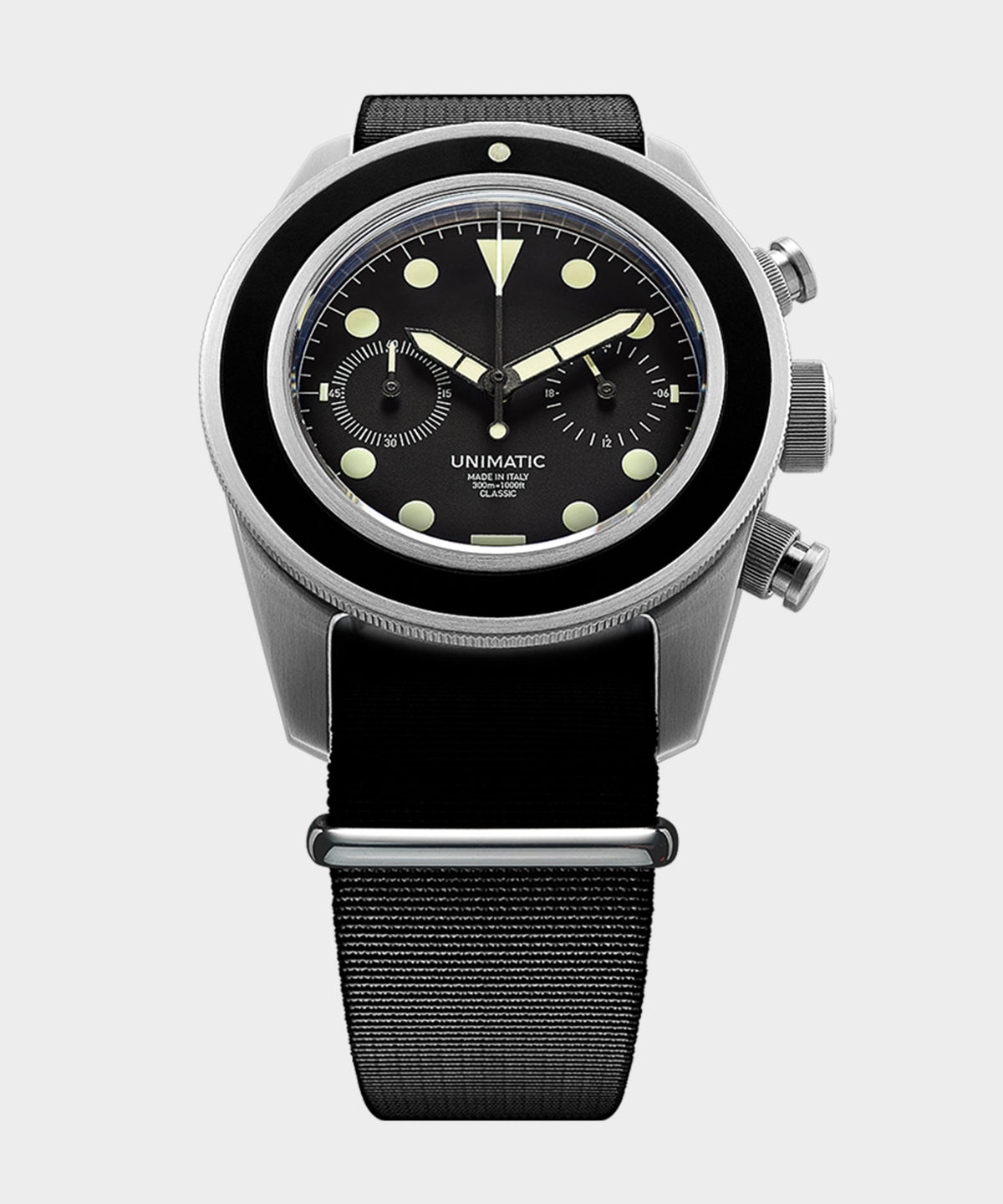UNIMATIC U3 Classic Chrono Watch - Black
