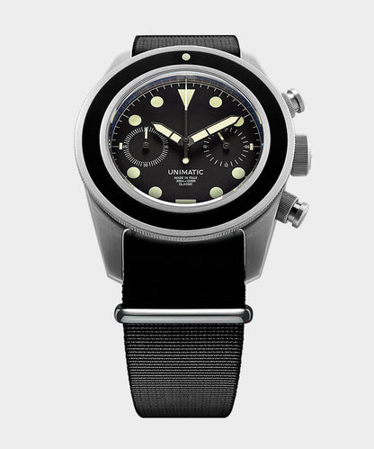 UNIMATIC U3 Classic Chrono Watch - Black