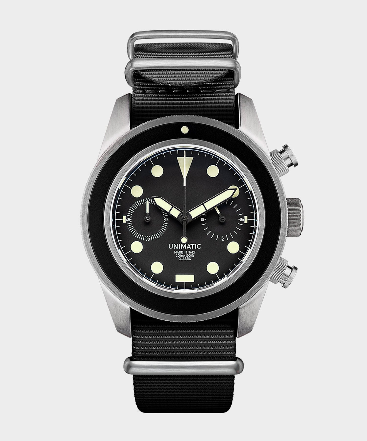 UNIMATIC U3 Classic Chrono Watch - Black