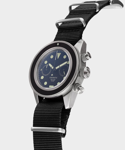 UNIMATIC U3 Classic Chrono Watch - Black