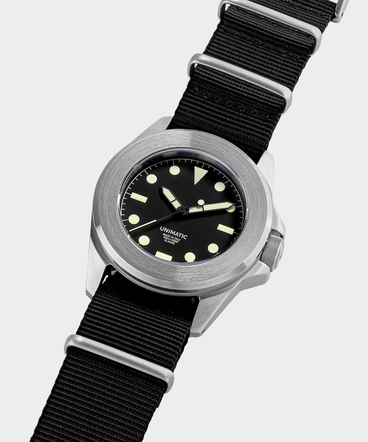 UNIMATIC U4 Classic Military Watch - Black