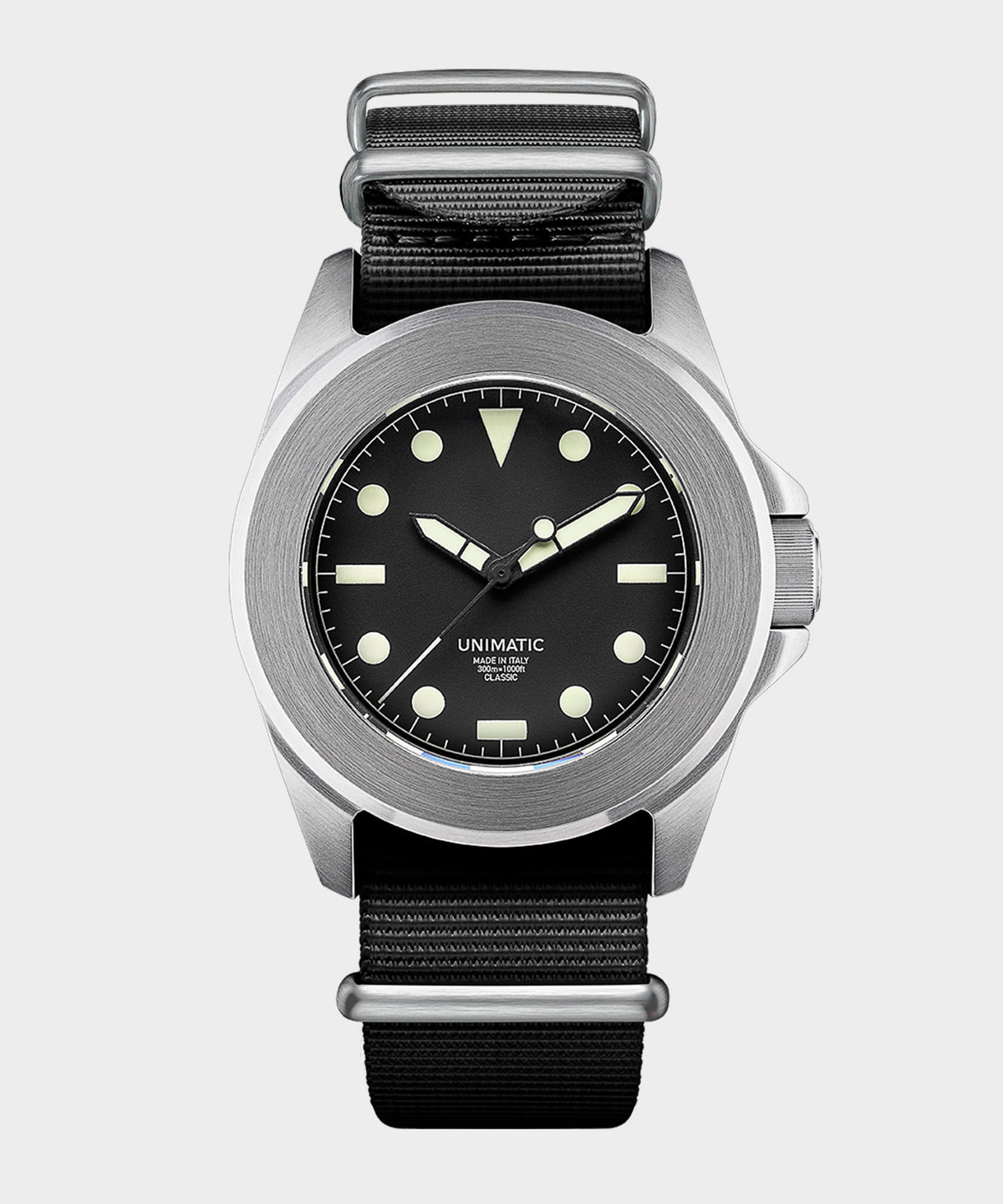 UNIMATIC U4 Classic Military Watch - Black