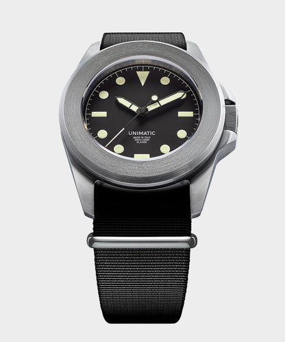 UNIMATIC U4 Classic Military Watch - Black