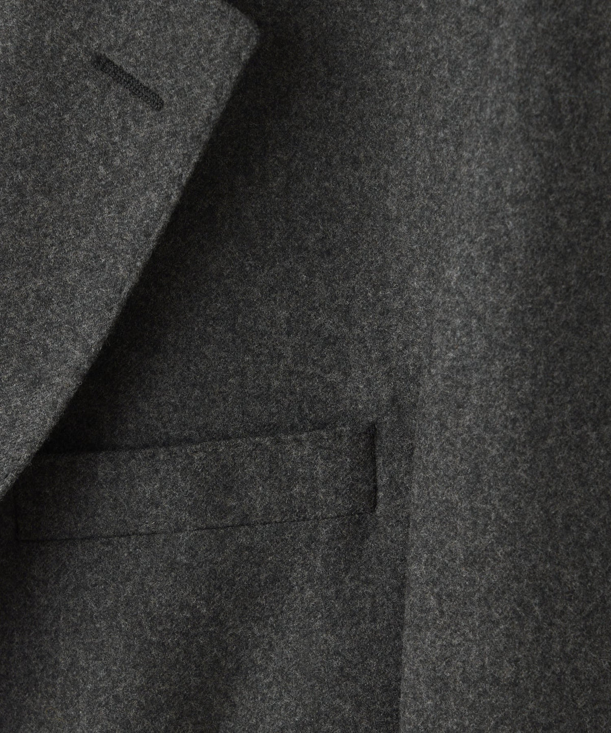 Italian Flannel Sport Coat - Charcoal