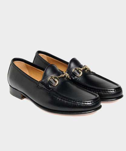 Yuketen Moc Ischia Horsebit Loafer - Black