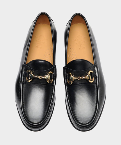 Yuketen Moc Ischia Horsebit Loafer - Black