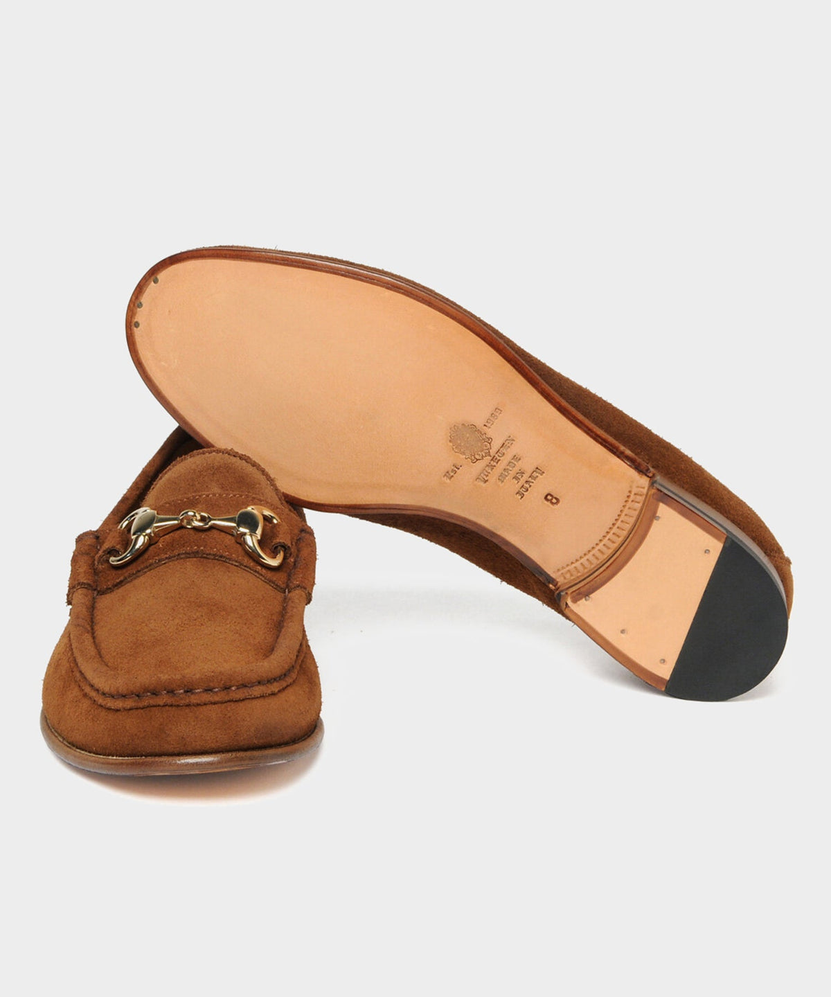 Yuketen Moc Ischia Horsebit Suede Loafer - BROWN|Brown